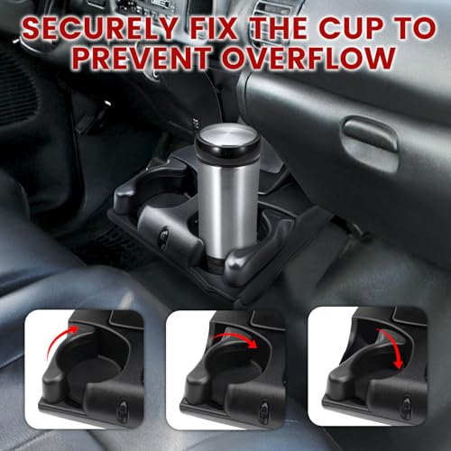 Hsbang Plastic Dash Cup Holder Instrument Panel Replacement for Dodge Ram 1500 1998-2001 2500 3500 1998-2002 5FR421AZAE, 5FR421AZ - Image 3