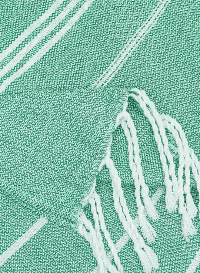 YSYJ Turkish Beach Towel 6 Pack Beach Towels 36"x71" Beach Towel Oversized Sand Free Turkish Towel Quick Dry Bath Towels Teal - Image 3