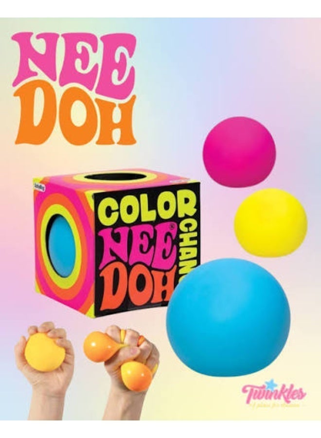 Needoh Squeezable Ball NeeDoh - Stress-Relieving Squeezable Ball, a Sensory De-stressing Toy for Children and Adults - Image 2