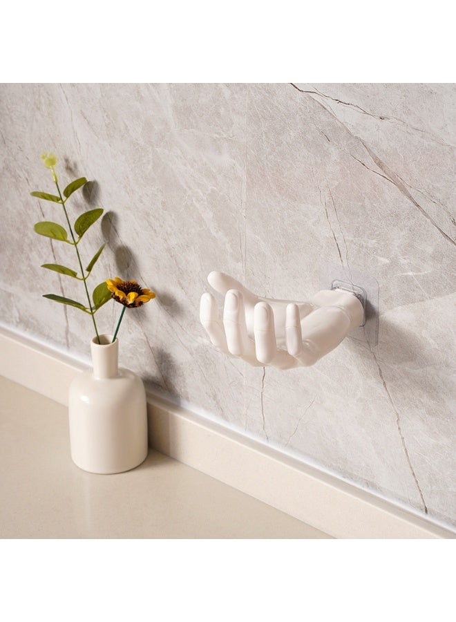Palm-Shaped Soap Holder – Wall Mounted Soap Saver for Shower & Kitchen - Image 1