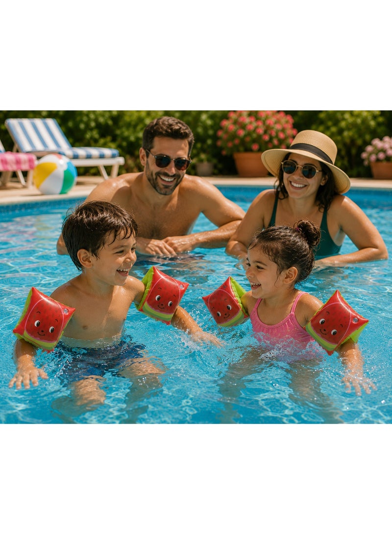 MUMS PLANET Kids Swimming Arm Floats – Safe and comfortable floatation aids specially designed to help children learn to swim with confidence. Encourage kids to move freely in the water while staying supported and secure. Made from durable, child-safe materials that are gentle on the skin and resistant to slipping or irritation. Perfect for boys and girls to enjoy pool or beach activities during the summer. – arm floats – pool float – water toys – kids’ swimming accessories – swim training aids – fun summer gifts for children - Image 5