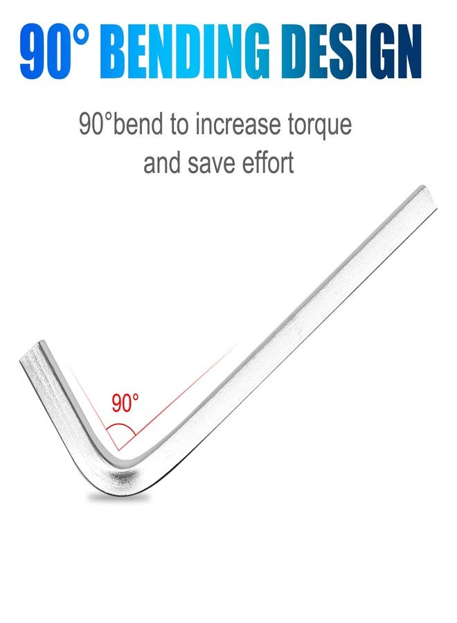 NGeGe 4 Pcs Square Screwdriver Wrench,Chrome vanadium Universal L-Wrench,3mm/4mm/5mm/6mm Square Head Wrench - Image 5