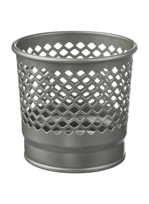 Candle holder, grey, 9 cm