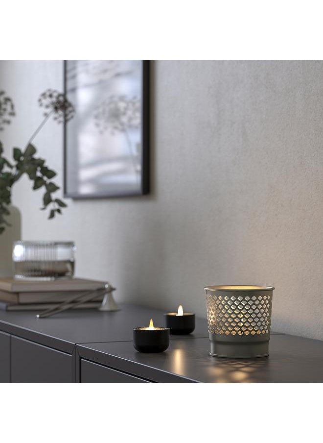 Generic - Candle holder, grey, 9 cm - Image 1