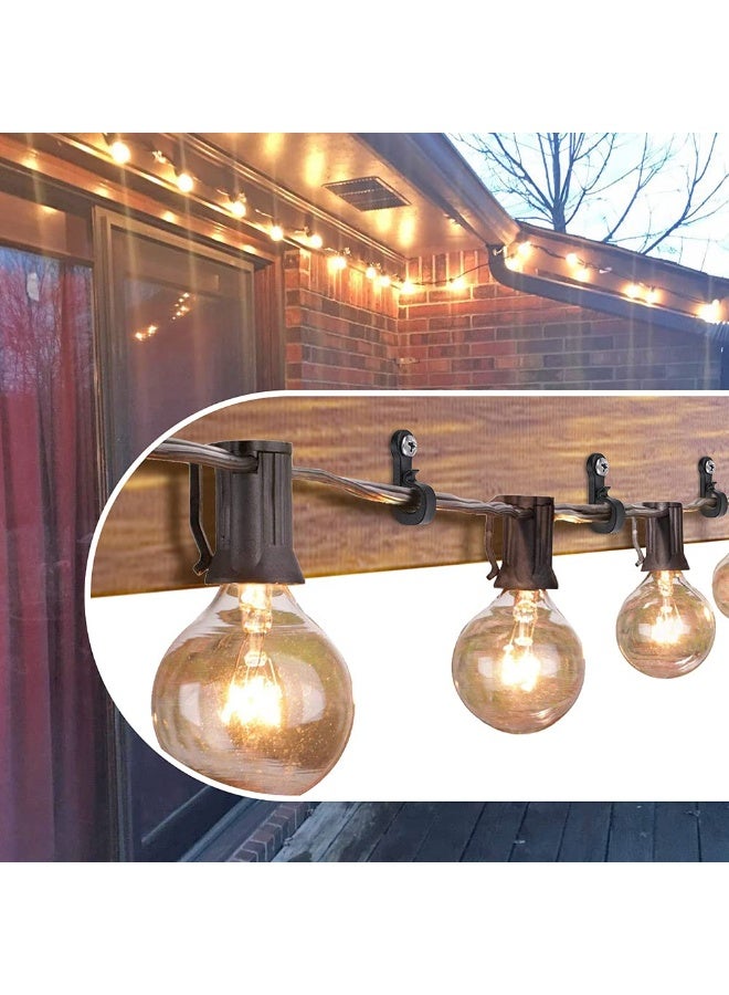 HOMESTAR 15Pcs Easy Twist-In Screw Hooks , For Outdoor String Lights, Multi-Purpose Hangers For Plants, Cords and Wind Chimes, Wall Wood Ceiling Deck Mount, Black , 3.5*2.9 cm - Image 2