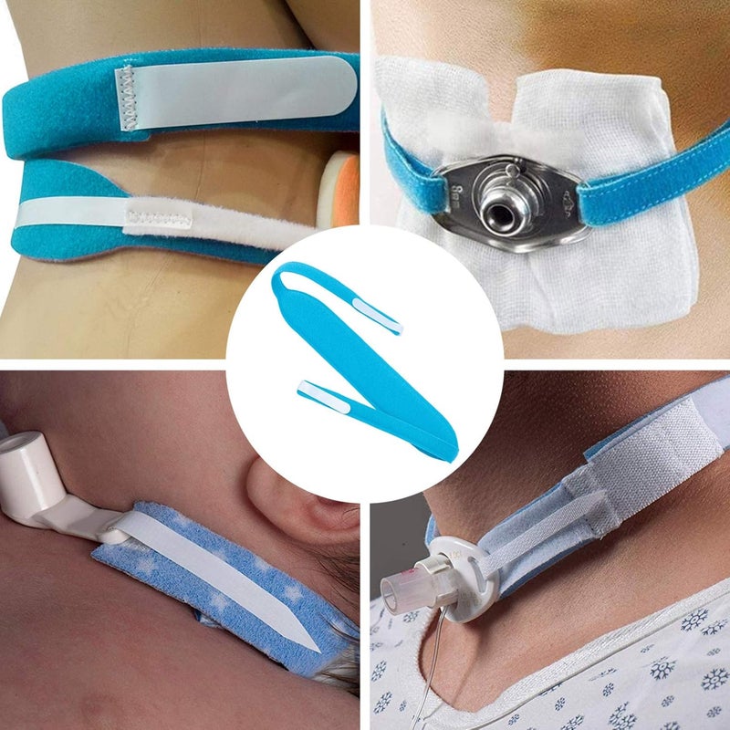 comfrt Foam Trach Ties Med Foam Trach Collar Tracheostomy Tube Holder Soft Flexible Breathable Catheter Holder Band for Men and Women - Image 4