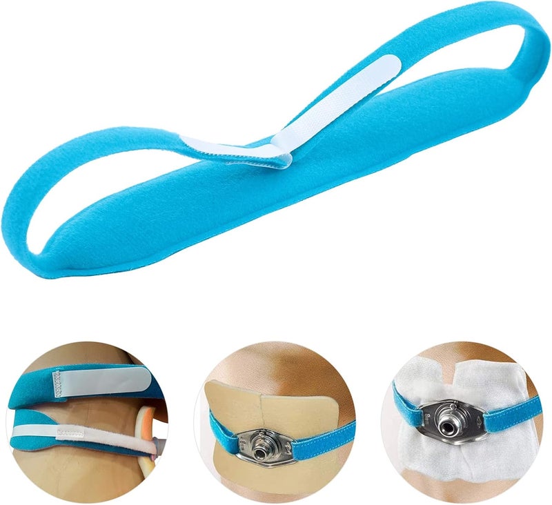 comfrt Foam Trach Ties Med Foam Trach Collar Tracheostomy Tube Holder Soft Flexible Breathable Catheter Holder Band for Men and Women - Image 3