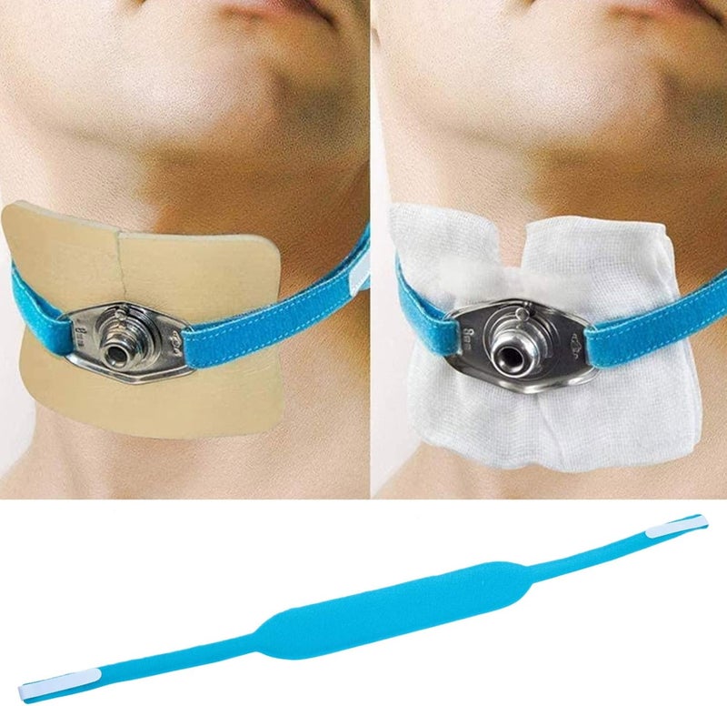 comfrt Foam Trach Ties Med Foam Trach Collar Tracheostomy Tube Holder Soft Flexible Breathable Catheter Holder Band for Men and Women - Image 2