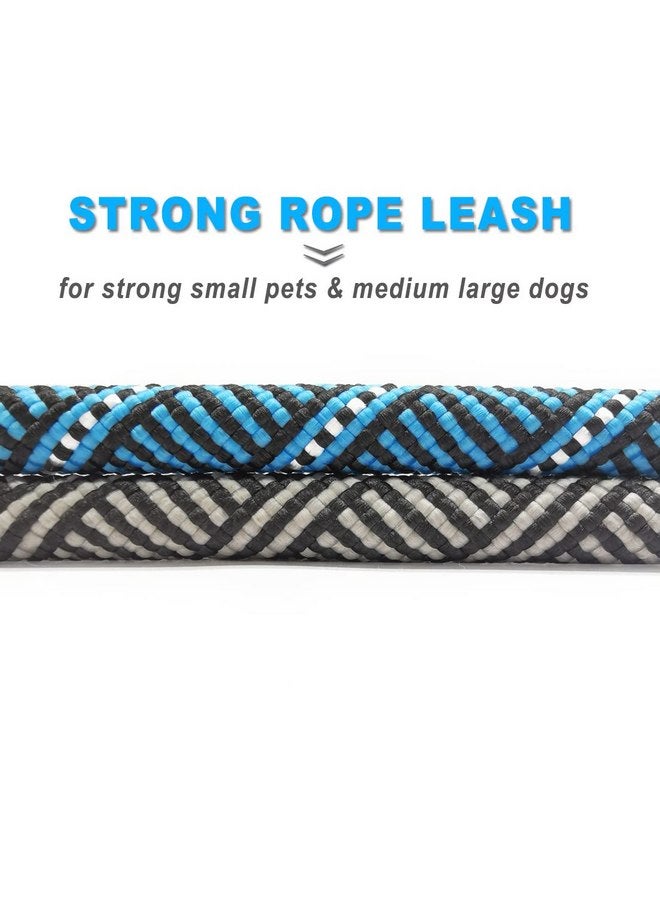 Mycicy Mycicy 2 FT Short Dog Leash- 2 Pack Traffic Leash Strong Nylon Comfortable Padded Handle- Training Short Lead for Small Medium Large Dogs (Black+Blue) - Image 4