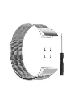 Replacement Strap For Garmin Forerunner 35 / 30 Milanese Watch Band Silver