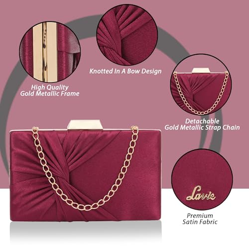 Lavie Women's Vertical Cheer Frame Clutch | Ladies Purse Handbag - Image 3