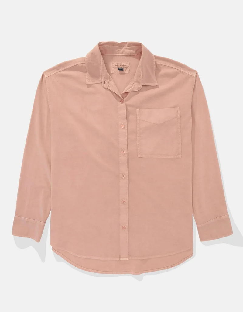 American Eagle AE Perfect Button-Up Shirt