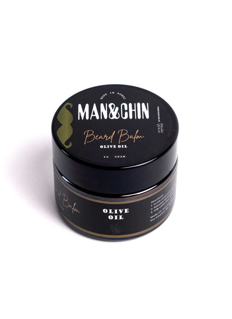 MAN&CHIN BEARD BALM - OLIVE OIL  - Image 1