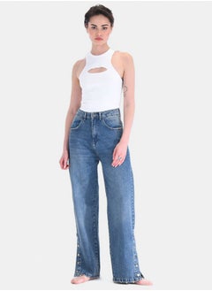 Ankle Snap Straight Leg Jeans - pzsku/Z81EA6EECB571FC1AB55CZ/45/_/1735576871/4fddd8b8-b1da-4639-9a88-df016c74275f