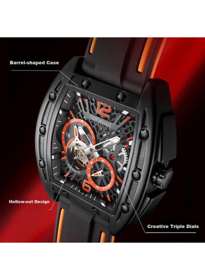 Fairwhale Pioneer Series Mechanical Watch For Men, Students, Sports, Luminous, Waterproof, Swiss Quality, Domestic Watch Fw-6280 - Image 5