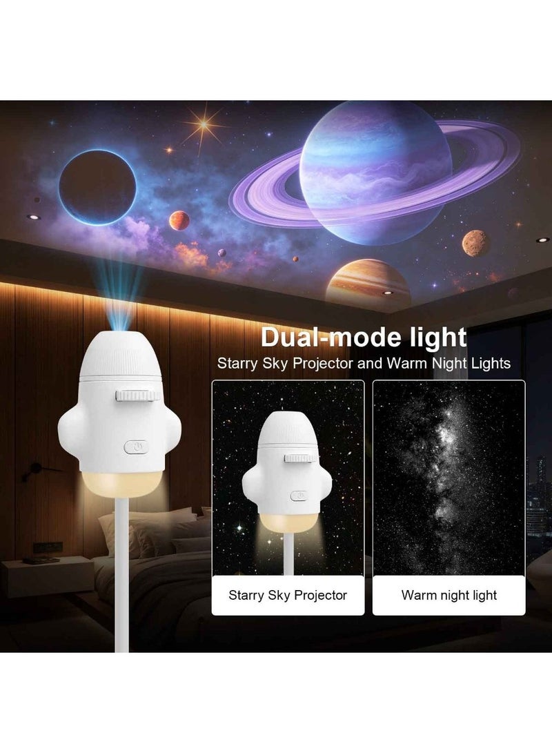 SALANGE Mini Galaxy Star Projector USB Powered Night Light for Car & Bedroom - Image 4