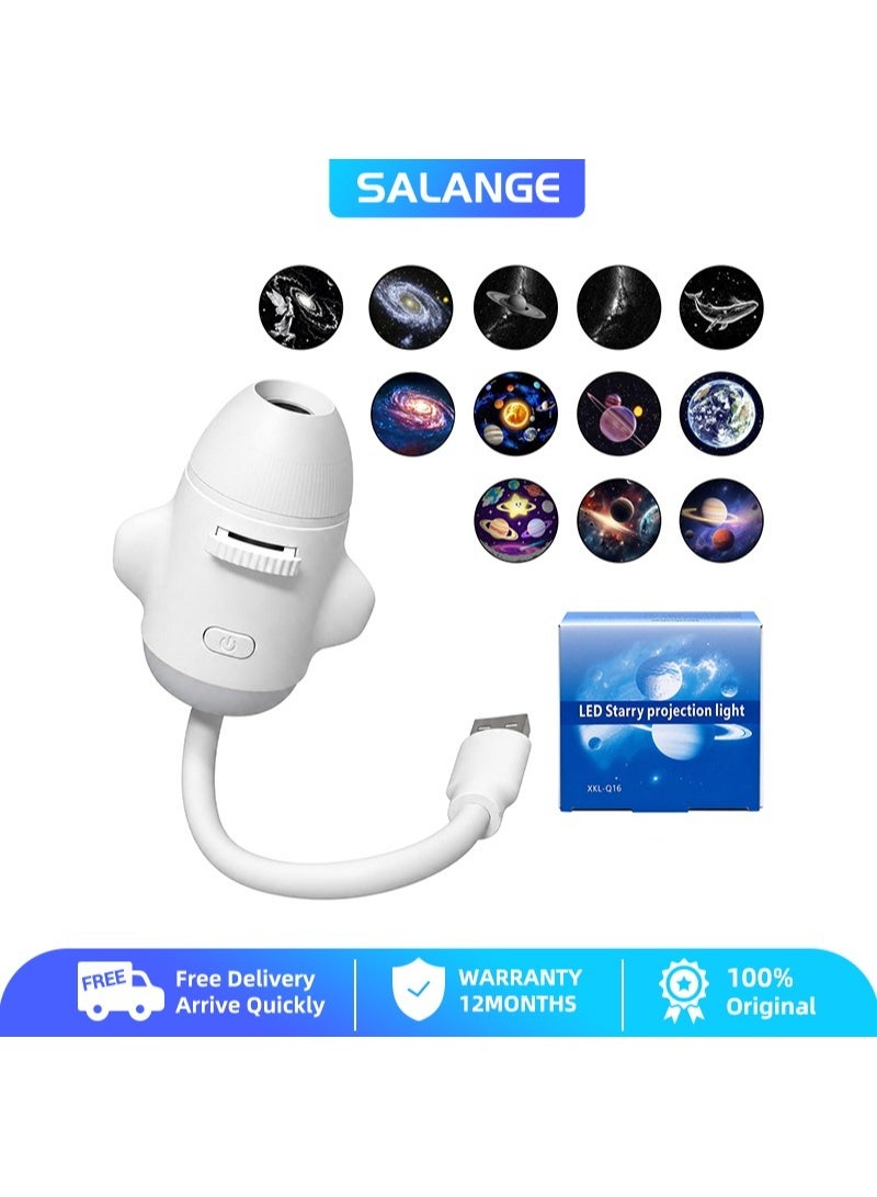 SALANGE Mini Galaxy Star Projector USB Powered Night Light for Car & Bedroom - Image 1