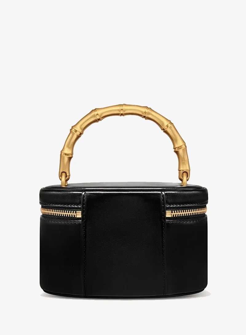 Jw Pei Black Natalie Metal Geometric Pendant Handle Mini Bag for Women | Best Price UAE