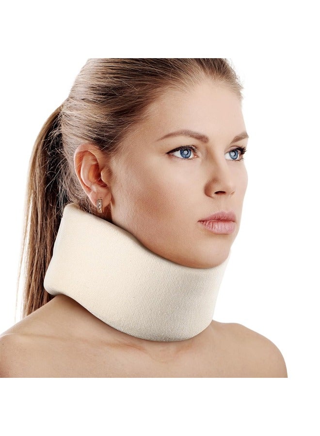 Neck Support, C-Neck Brace Neck Brace,Soft Neck Support,Keep Vertebrae Stable for Relief of Cervical Spine Pressure for Women & Men - Image 1