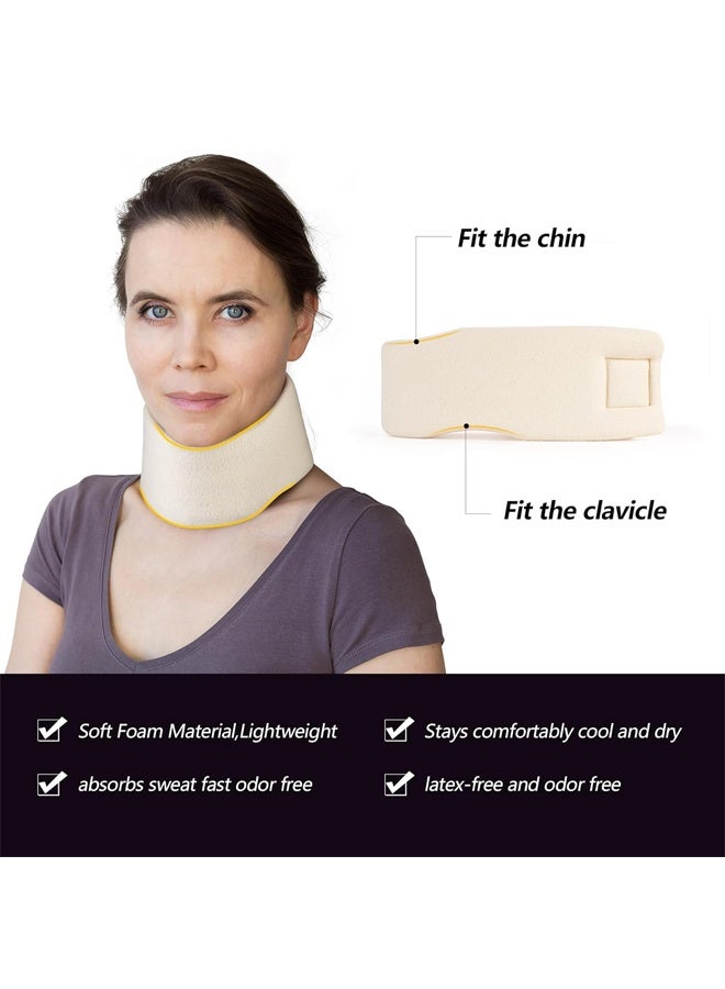 Neck Support, C-Neck Brace Neck Brace,Soft Neck Support,Keep Vertebrae Stable for Relief of Cervical Spine Pressure for Women & Men - Image 3