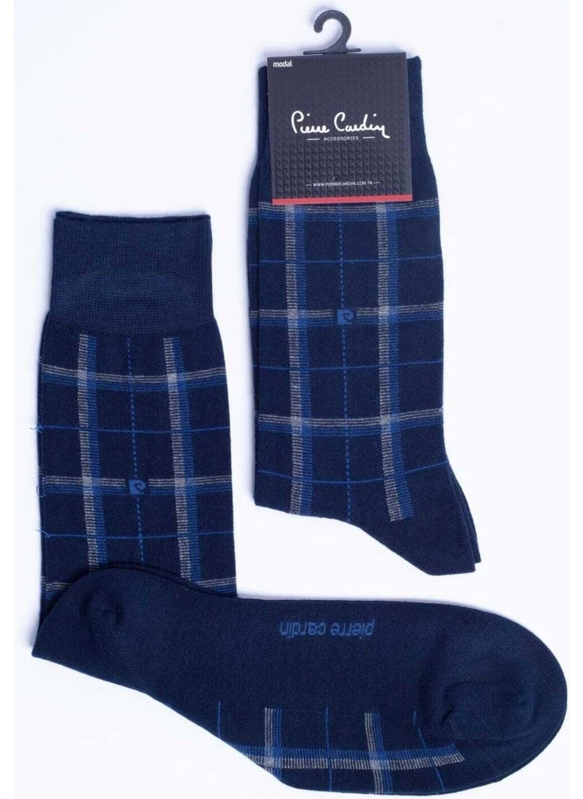pierre cardin Modal 6-Pack Men's Long Classic Socks Code 925-PC Navy Blue 
