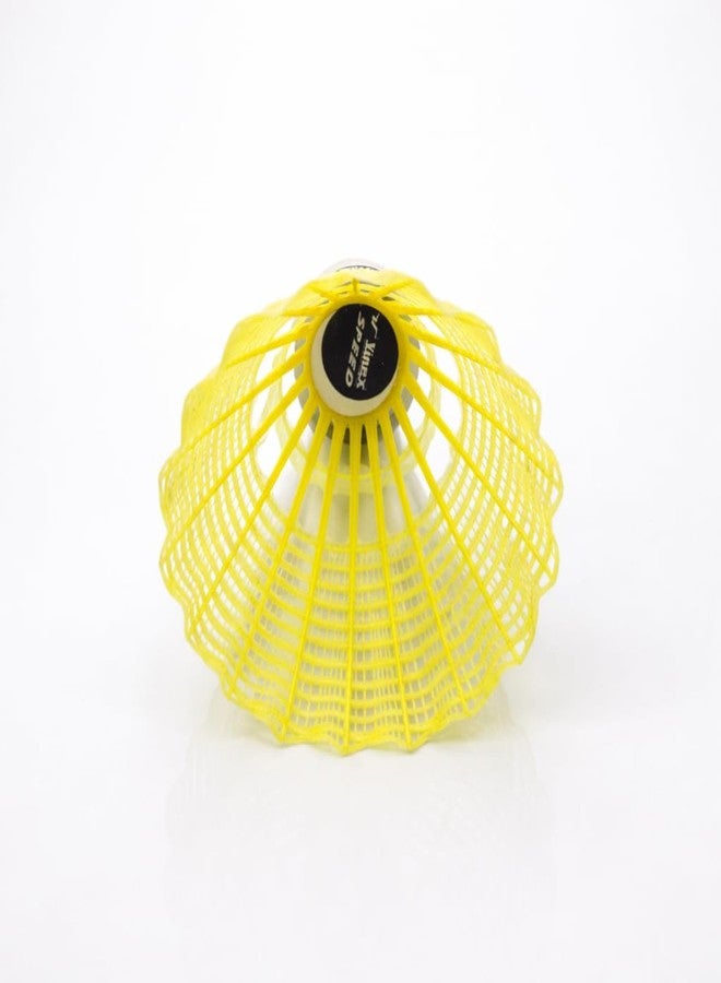 Vinex Speed Shuttlecock Plastic (Pack of 6) - Lightweight Plastic Badminton Shuttlecock, Durable Nylon Shuttle for Indoor & Outdoor Play, High Speed Training & Match Use - Image 2