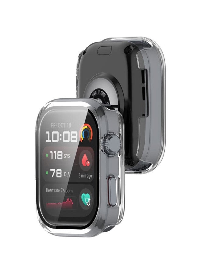 KMaxAI Huawei Watch D2 Protective Case + Film Full Body Blood Glucose Watch Dial Protective Cover & Screen Tempered Film Scratch-Resistant Hard Shell Anti-Fingerprint Transparent - Image 1