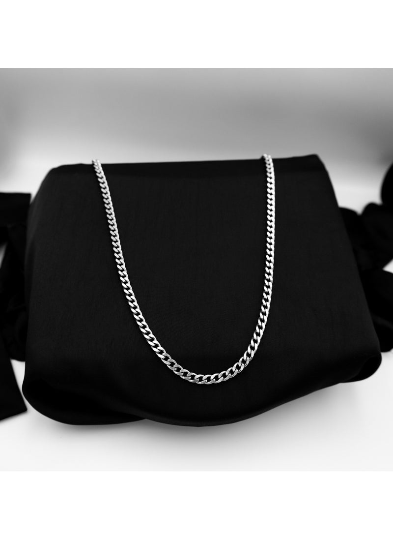 mjuhurat Stainless silver chain 5 mm 55 cm  - Image 1