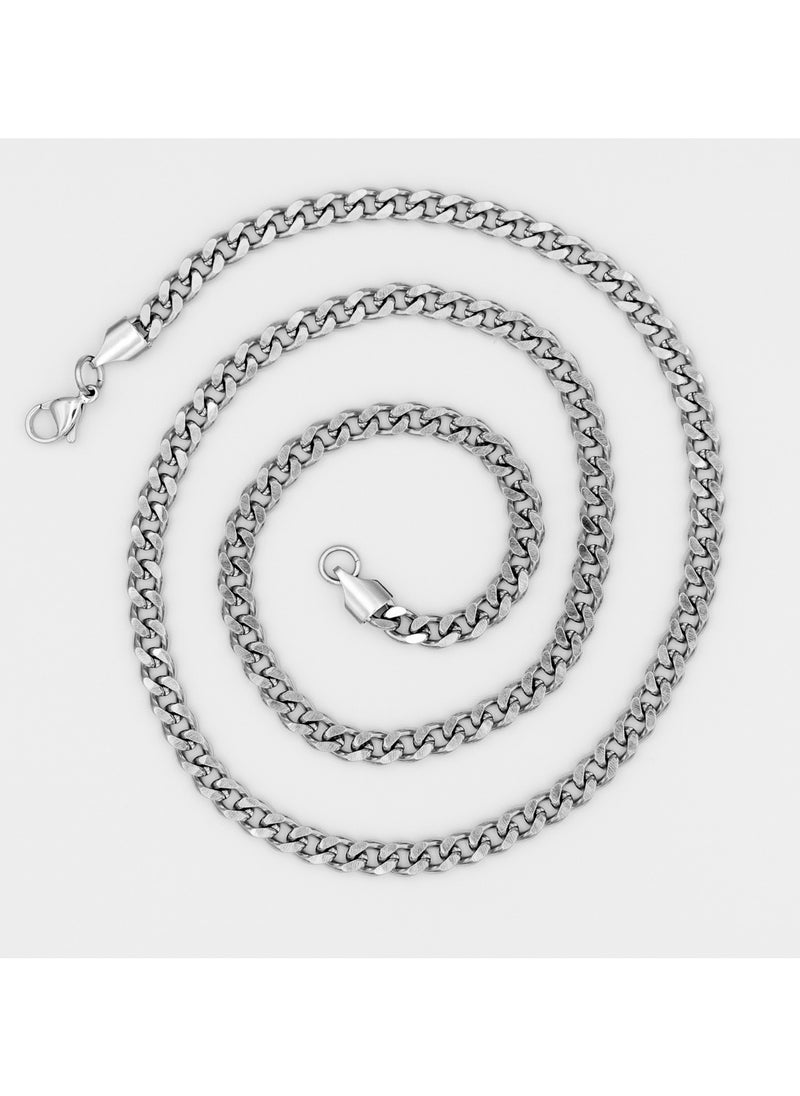 mjuhurat Stainless silver chain 5 mm 55 cm  - Image 4