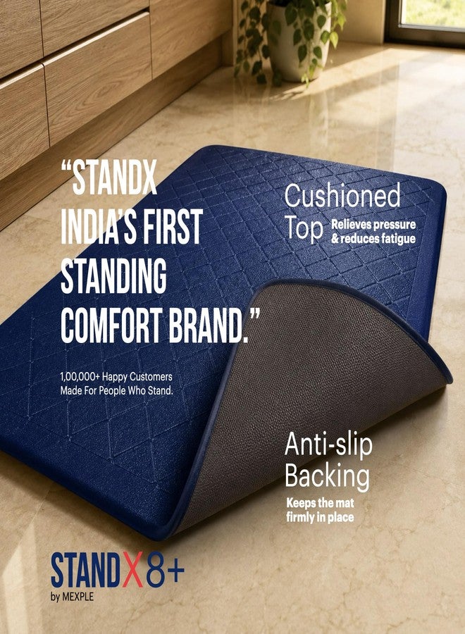 MEXPLE STANDX8+ by MEXPLE Active Anti-Fatigue Floor Mat for Kitchen, Standing Desk & Laundry | Orthopedic Comfort Cushion Mat | Waterproof, Non-Slip & Easy-Clean Standing Mat for Home & Office | 45 x 75 cm - Image 4