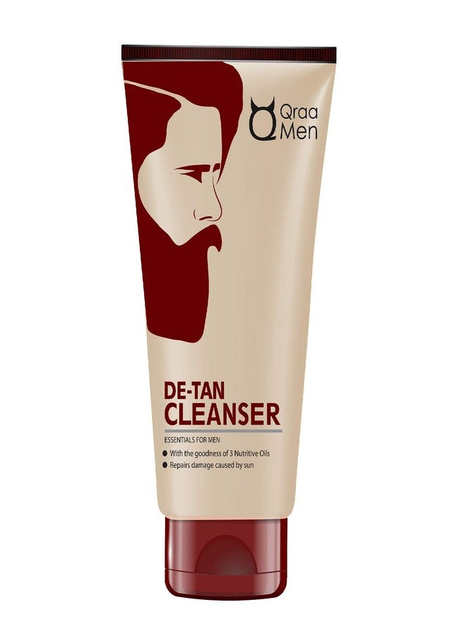 Qraa Men De-Tan Cleanser/Wash For Men For Skin Lightening/Brightening, 100 g with clove oil And Men De-Tan Pack For Men For Skin Lightening/Brightening, 120 g - Image 2