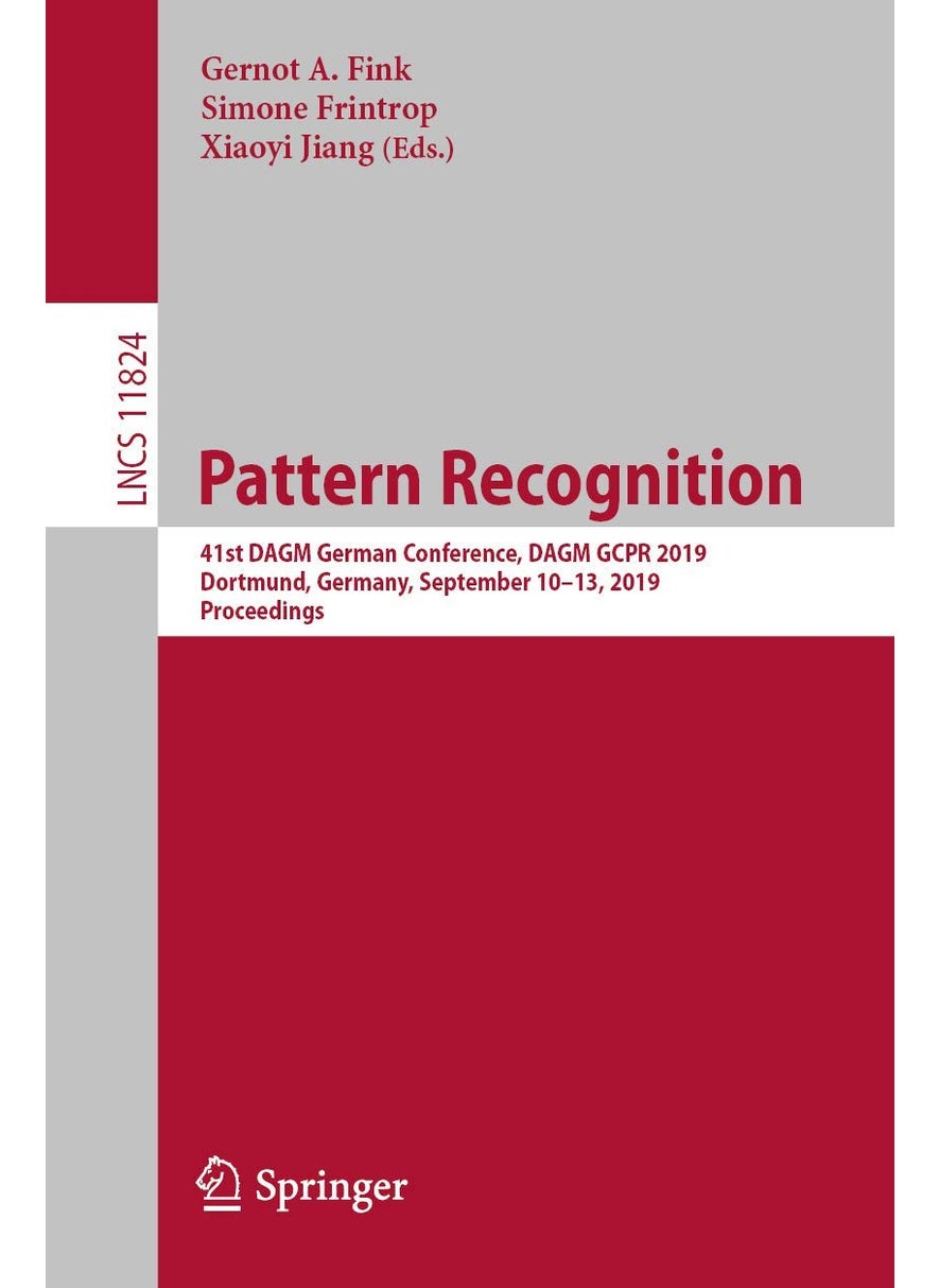 Pattern Recognition: 41st DAGM German Conference, DAGM GCPR 2019, Dortmund, Germany, September 10-13, 2019, Proceedings 