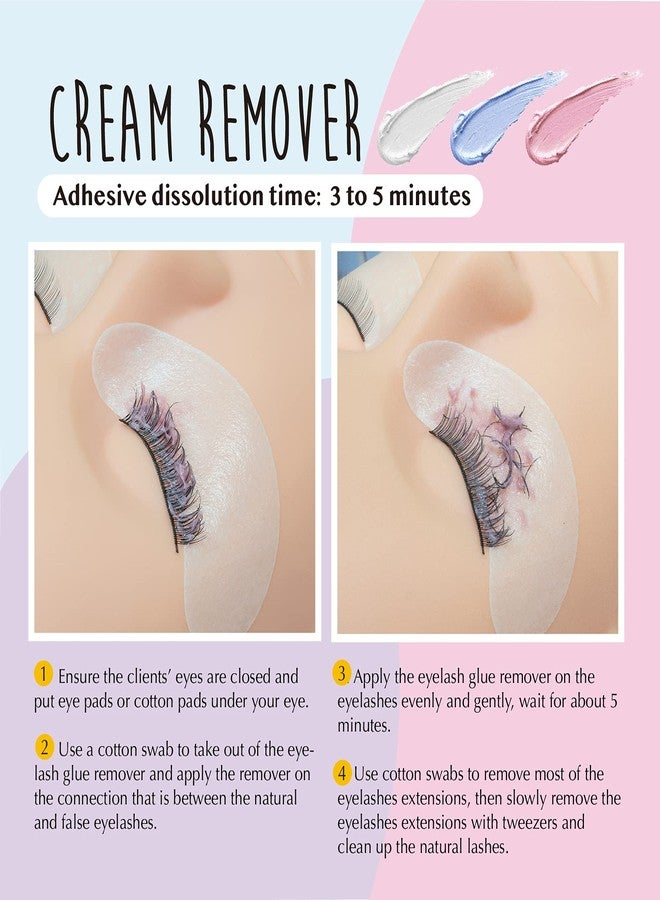 Lyon Lash Pro Gentle Eyelash Extension Cream Remover 15g 0.51fl. oz | Removes Lash Extension Glue Effectively| Low Irritation for Sensitive Skin | Essential Lash Extensions Supplies (Pina Colada) - Image 4