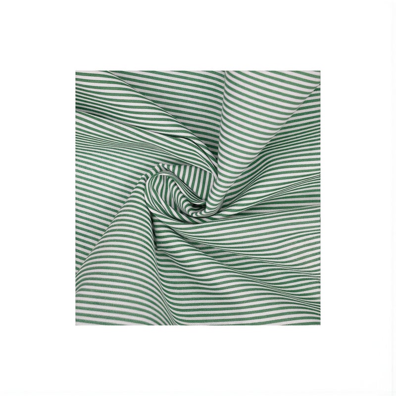 Wrinkle Resistant Stripe Shirt Fabric Quick Dry Breathable No Iron Soft Woven Cloth - Image 1