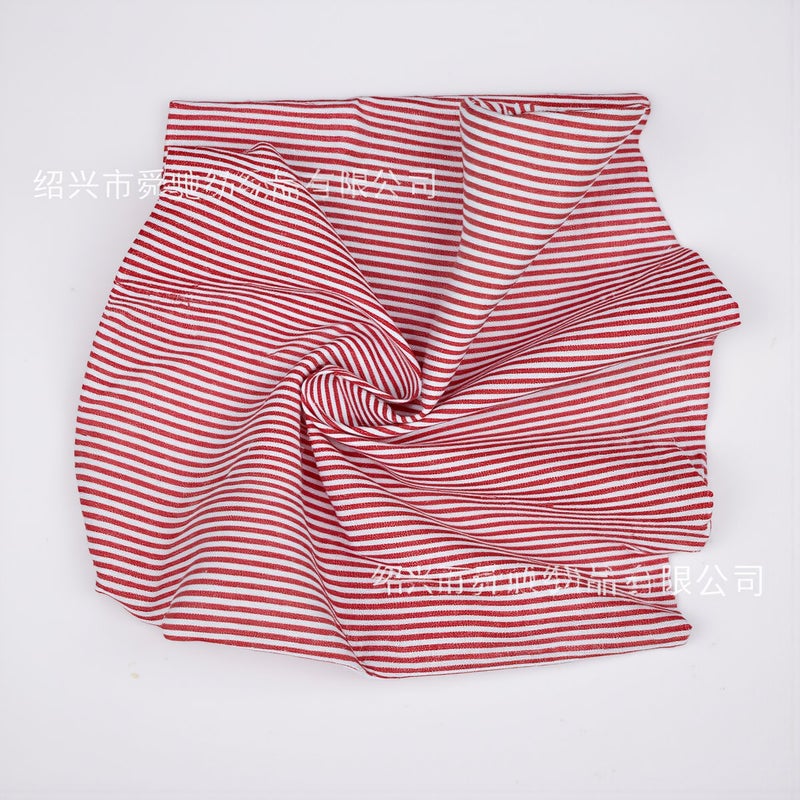 Wrinkle Resistant Stripe Shirt Fabric Quick Dry Breathable No Iron Soft Woven Cloth - Image 3