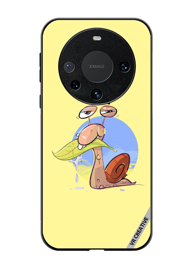VR CREATIVE Protective Case Cover For Huawei Mate 60 Pro Chill Snail Design Multicolour - Image 1