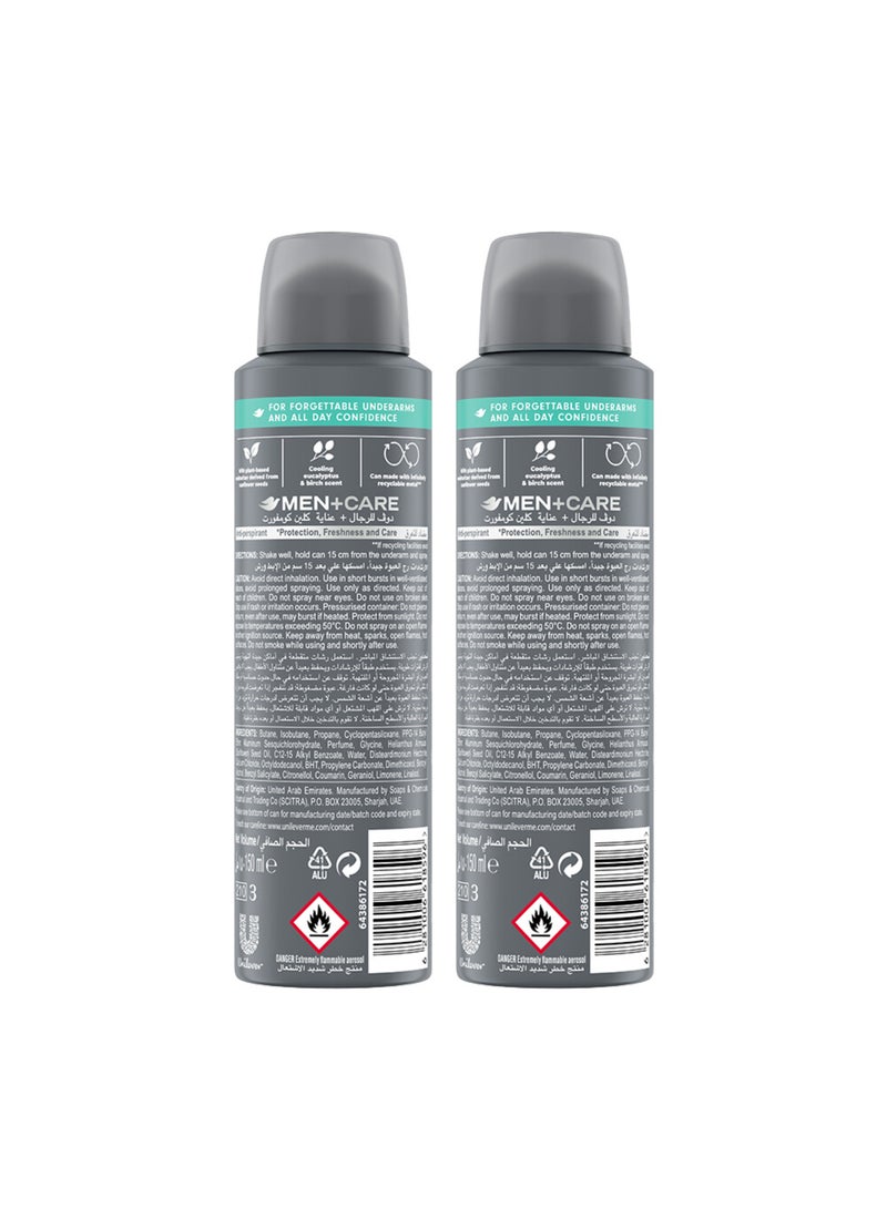 Dove Men+Care Antiperspirant Deodorant Spray Eucalyptus And Birch - Image 2