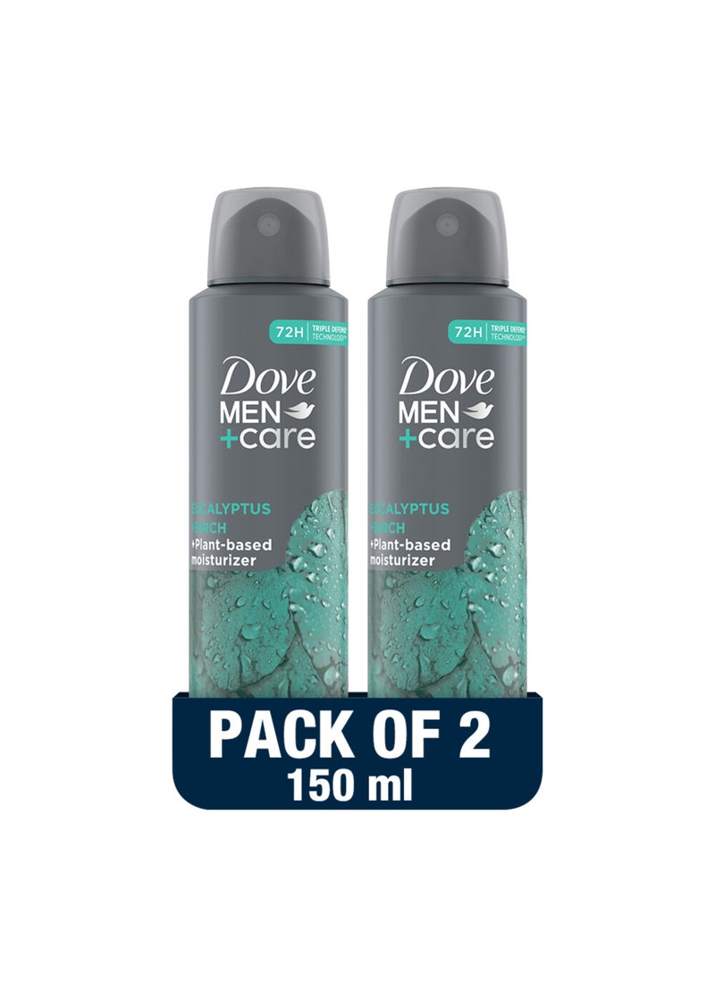 Dove Men+Care Antiperspirant Deodorant Spray Eucalyptus And Birch - Image 1