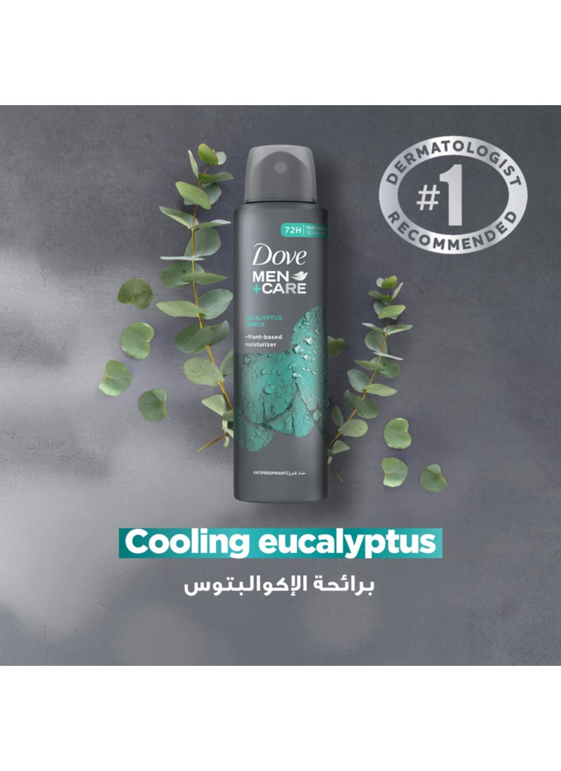 Dove Men+Care Antiperspirant Deodorant Spray Eucalyptus And Birch - Image 4