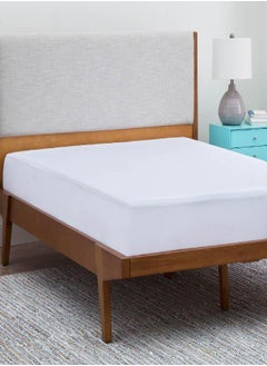 LINENSPA Linenspa Mattress Protector Queen - Five Sided Queen Mattress Protector Waterproof Mattress Cover - Soft Breathable Bed Protector - Fitted Sheet Style - Deep Pocket Up to 14”  - Image 3