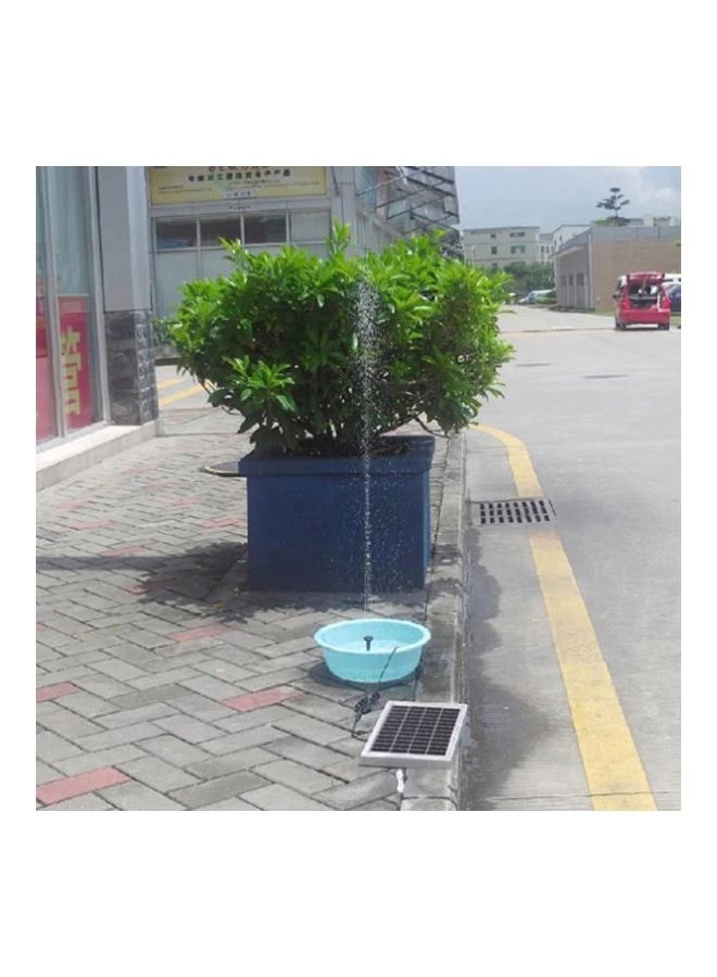 NIBEMINENT Solar Powered Water Pump White/Black  - Image 4