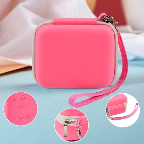 ANKHOH Camera Case for Seckton/for Desuccus/for PROGRACE/for GKTZ/for Dylanto/for Rindol/for One'sMore/for HANGRUI Kids Digital Camera, Kid Camcorder Storage Box for Cable Accessory-Bag Only, Pink - Image 4
