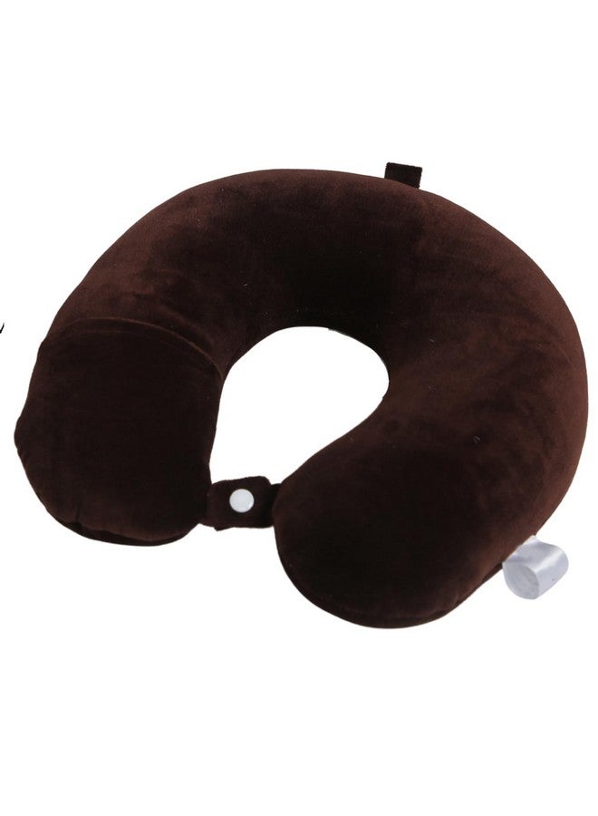 ATEVON Micro Fiber Foam Travel Comfort Pillow, Neck Pillow for Pain Relief, Car Neck Rest, Travel Accessories, Neck Support Air Pillow for Car Neck Rest for Car Neck Pillow for Sleeping - Image 1