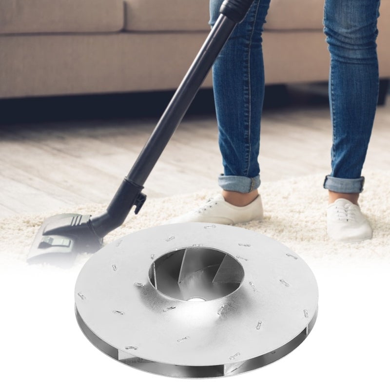 Vacuum Cleaner Replacement Fan Blade: 87mm Aluminum - Durable Wear-Resistant High-Safe Vacuum Cleaner Impeller for DIY Vacuum Repair Household Vacuum Parts - Image 2