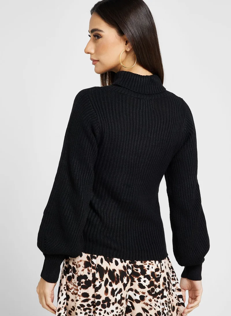 ELLA Front Cutout Sweater