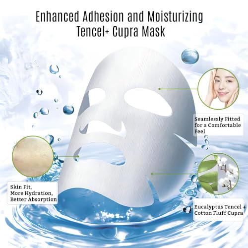 Leaders Insolution Leaders Mediu Amino Pore-Tight Facial Sheet Mask | Amino Acid Complex, Tea Tree Oil, Zinc PCA for Acne-Prone, Oily Skin, Minimizes Pores, Matte Finish (10 Sheets) - Image 5