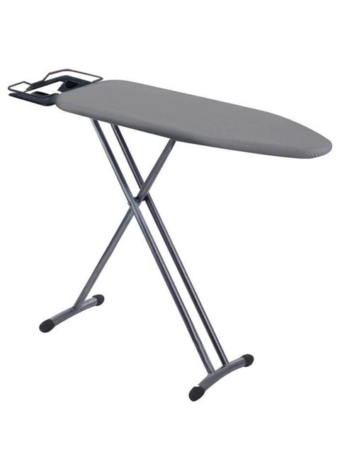 Extra Wide Ironing Board 143x40 cm (15 Inch) – Foldable, Lightweight & Sturdy Iron Table with Heat-Resistant Cover, Adjustable Height, Non-Slip Legs, Space-Saving Design for Home Use