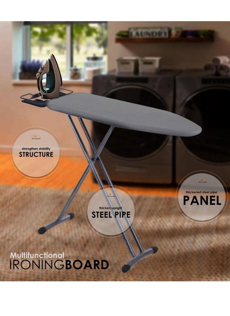 AIWANTO - Extra Wide Ironing Board Foldable Lightweight Iron Table (15 Inches 143*40cm) - Image 1
