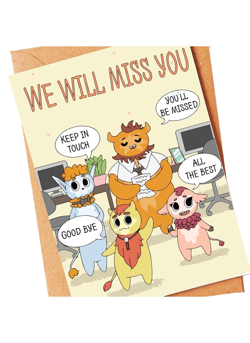 NorthLand - Northland We Will Miss You! Best Greeting Card for Farewell - Image 1