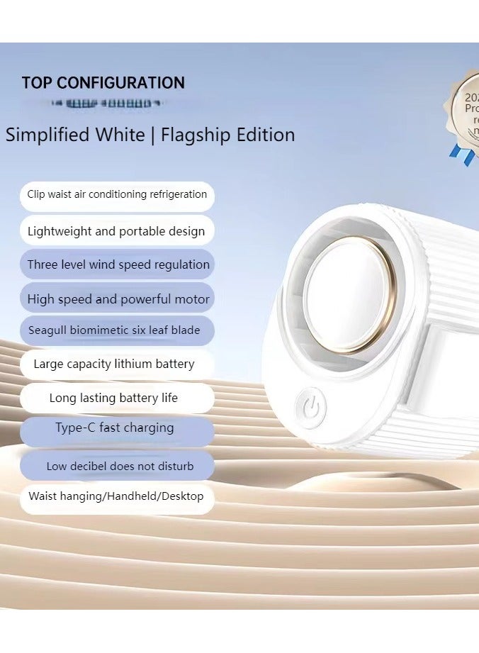 High-speed waist-mounted fan/Outdoor cycling/baby stroller/Cap clipable/desktop/mini/waist fan - Image 1